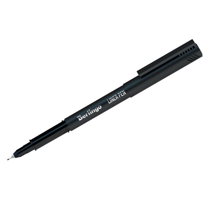 Ручка капиллярная Berlingo "Liner pen", черная, 0,4мм, страна происх. Китай