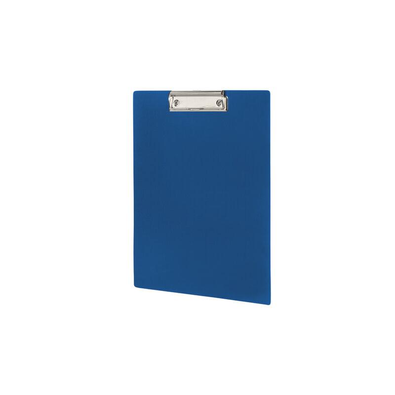 Планшет с зажимом STAFF А4, пластик, 1мм, синий (315*235мм), страна происх. РФ