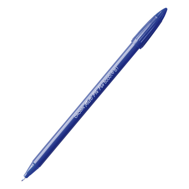 Ручка капиллярная Crown "MultiPla", синяя, страна происх. Корея