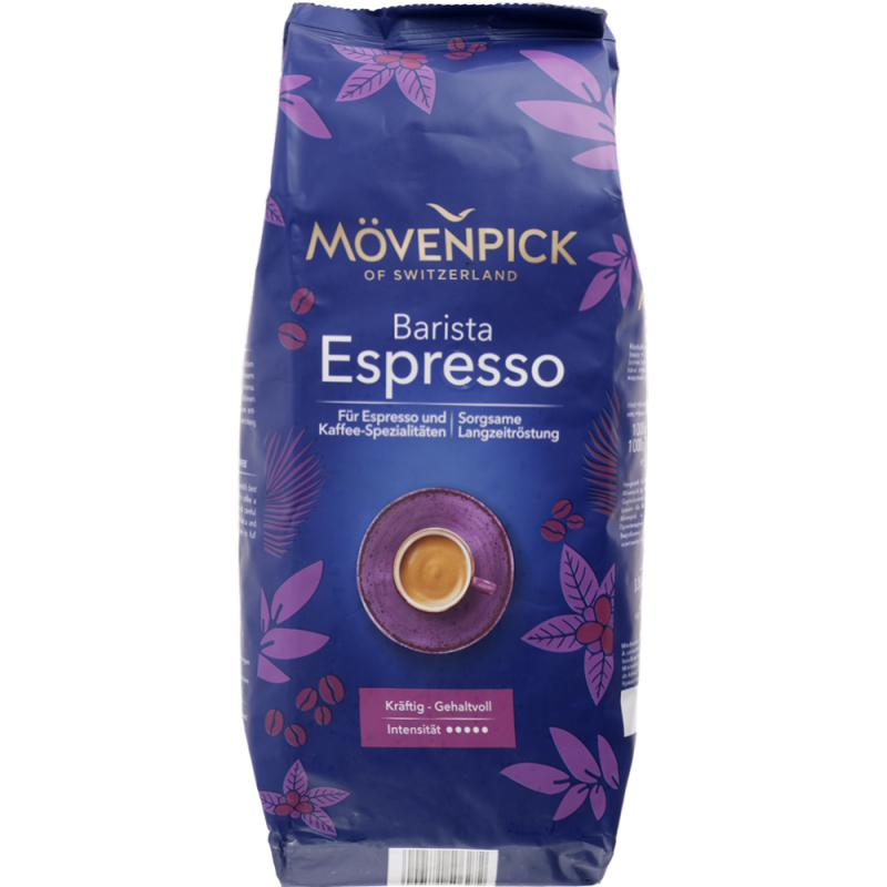 Кофе в зернах MOVENPICK of Switzerland ESPRESSO, 90% арабика, 500гр., натуральный жареный