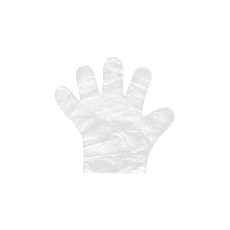 Перчатки полиэтиленовые Aviora одноразовые, размер L, 100 шт/уп. прозрачный, страна происх. РФ