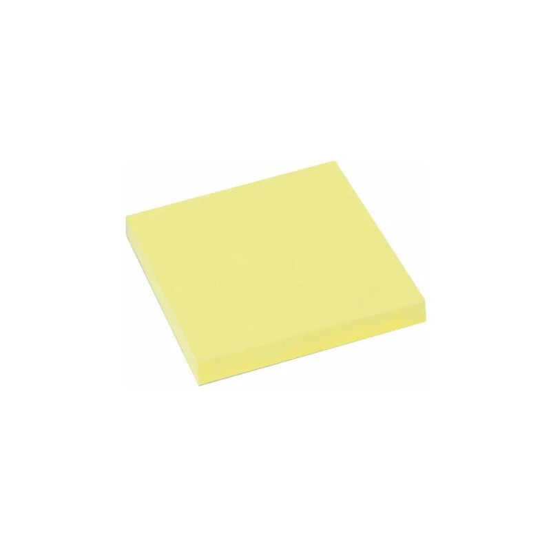 Блок бумаги для записей, ф.90х90, 500гр/м2, желтый, РБ