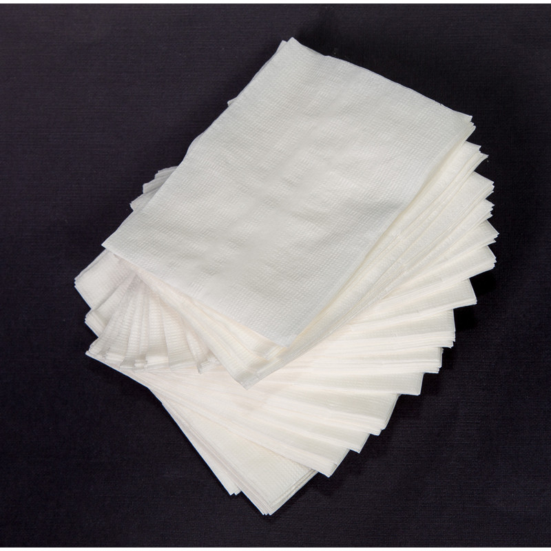 Салфетки бумажные диспенсерные МАЛЫЕ OfficeClean (№2), 1-слойные, 17*15,8см., белые, 100шт.,